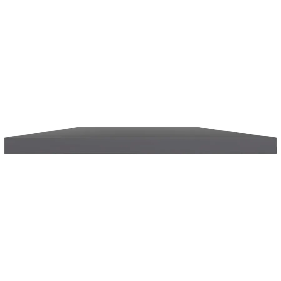 Panneaux bibliothèque 4pcs Gris brillant 40x30x1,5cm Aggloméré - 3