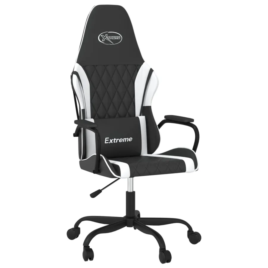 Chaise de jeu Noir et blanc Similicuir - 2