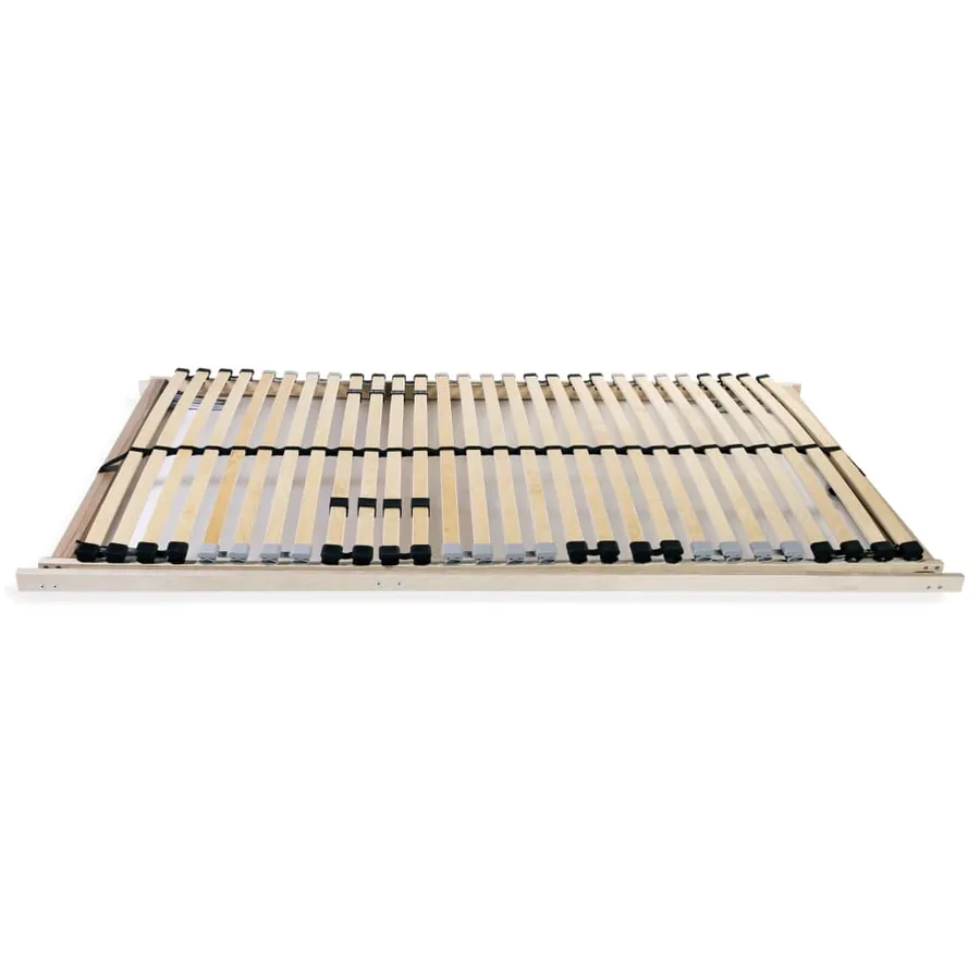 Sommiers à lattes sans matelas 2 pcs avec 28 lattes 70x200 cm - 3