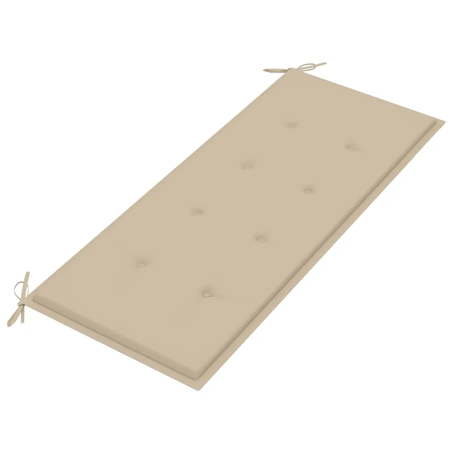 Banc de jardin 2 places avec coussin 120 cm Gris Eucalyptus - 7