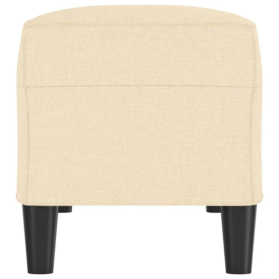 Banc Crème 100x35x41 cm Tissu - 4