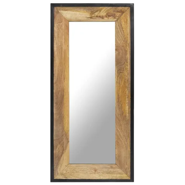 Miroir 110x50 cm Bois de manguier massif
