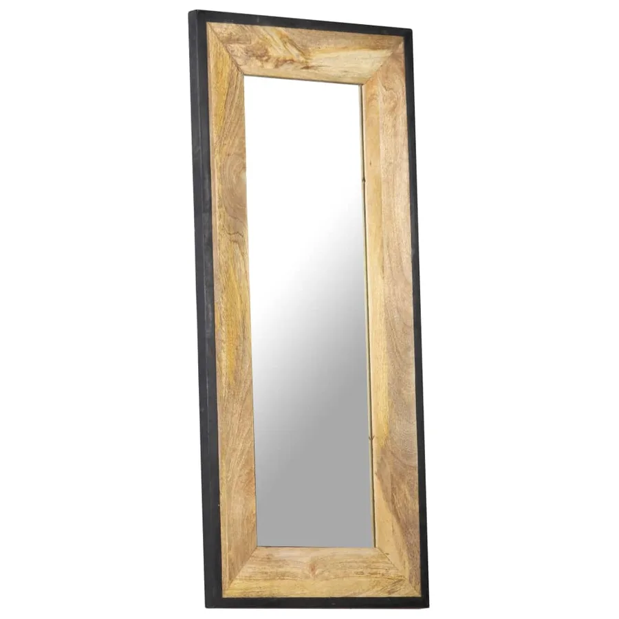 Miroir 110x50 cm Bois de manguier massif - 2