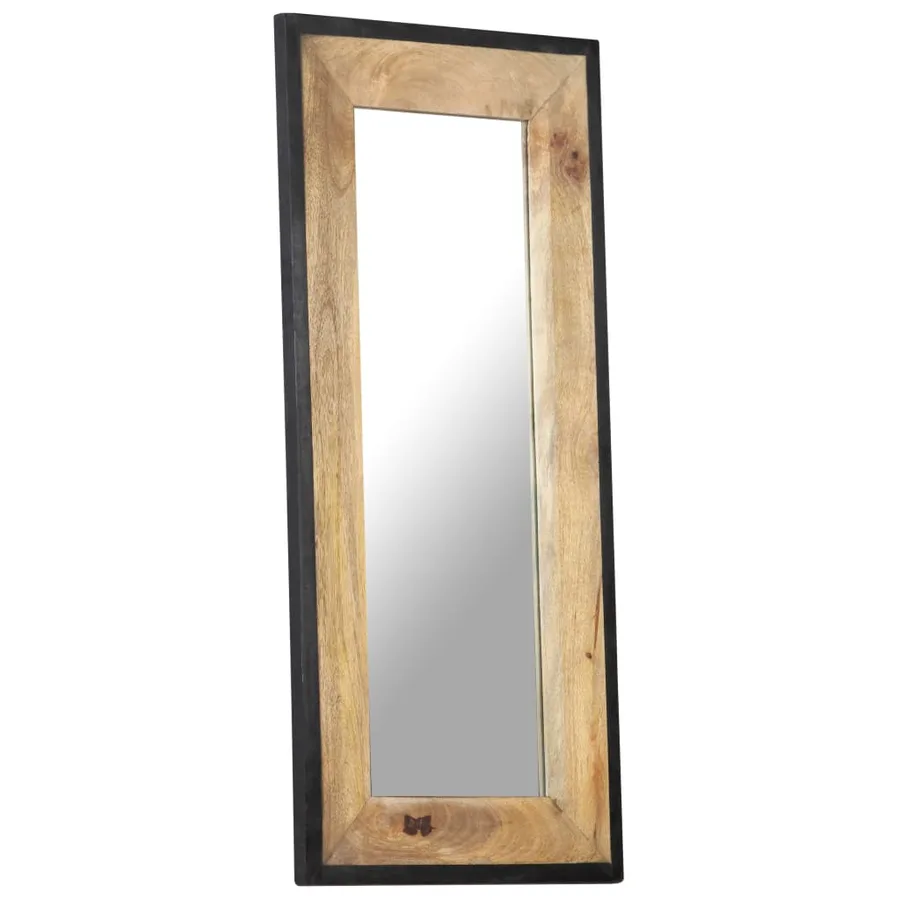 Miroir 110x50 cm Bois de manguier massif - 9