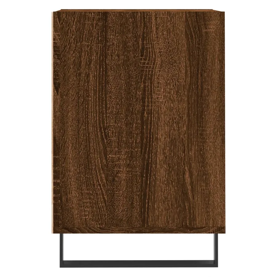 Meuble TV Chêne marron 100x35x55 cm Bois d'ingénierie - 7