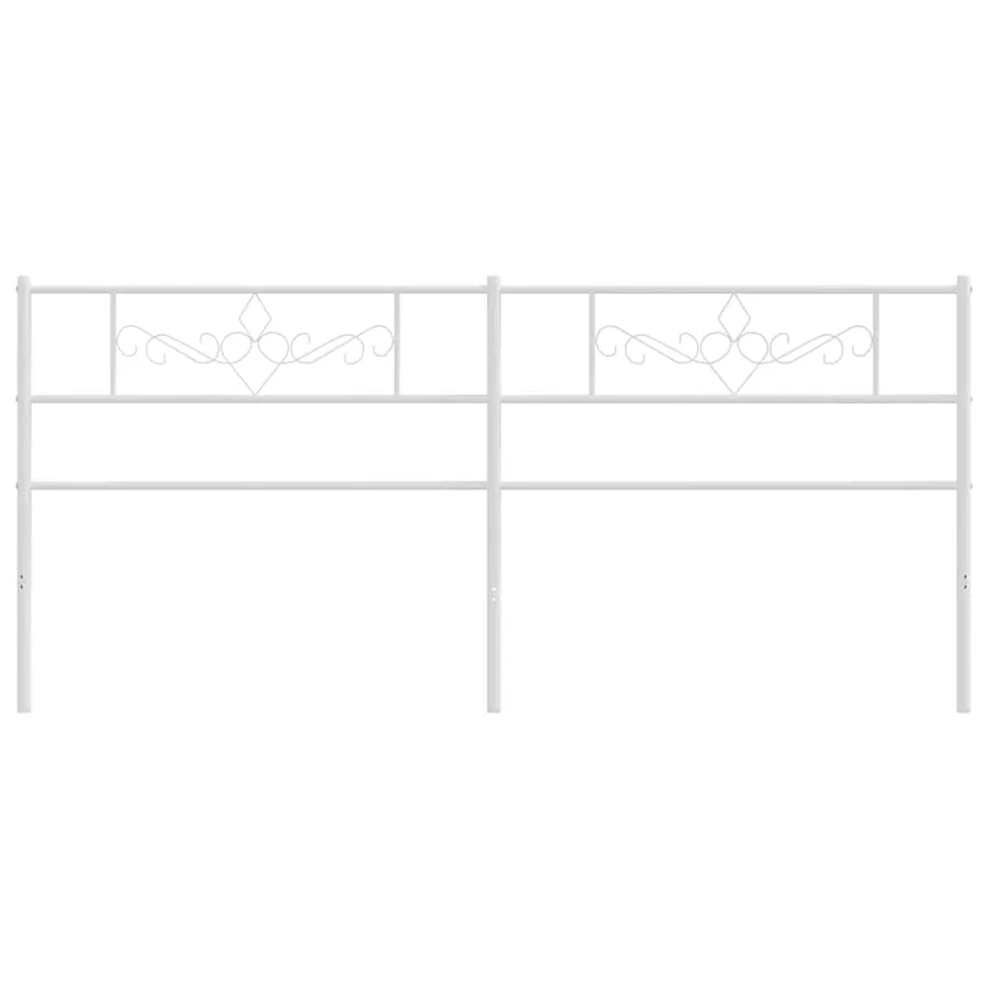 Tête de lit de remplacement métal blanc 180 cm - 3