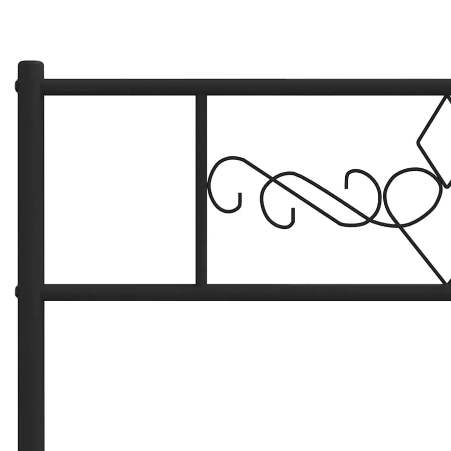 Tête de lit de remplacement métal noir 107 cm - 6