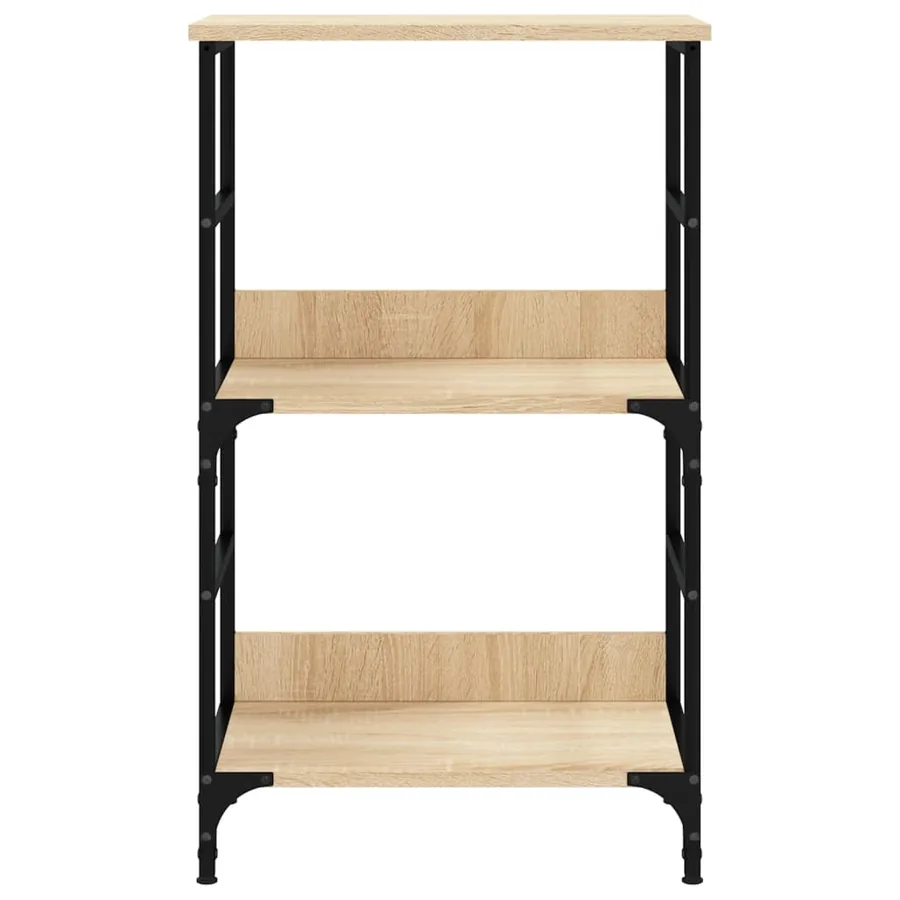 Bibliothèque chêne sonoma 50x33x82 cm bois d'ingénierie - 4