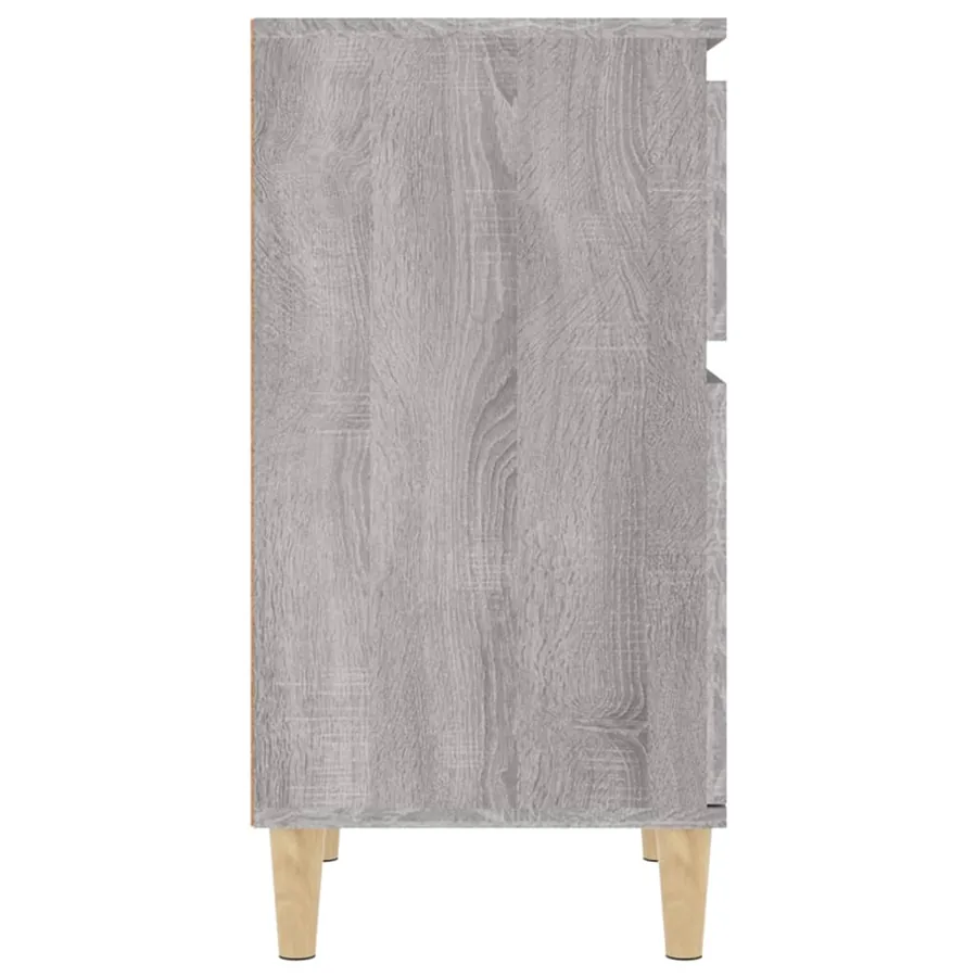 Table de chevet sonoma gris 40x35x70 cm - 7