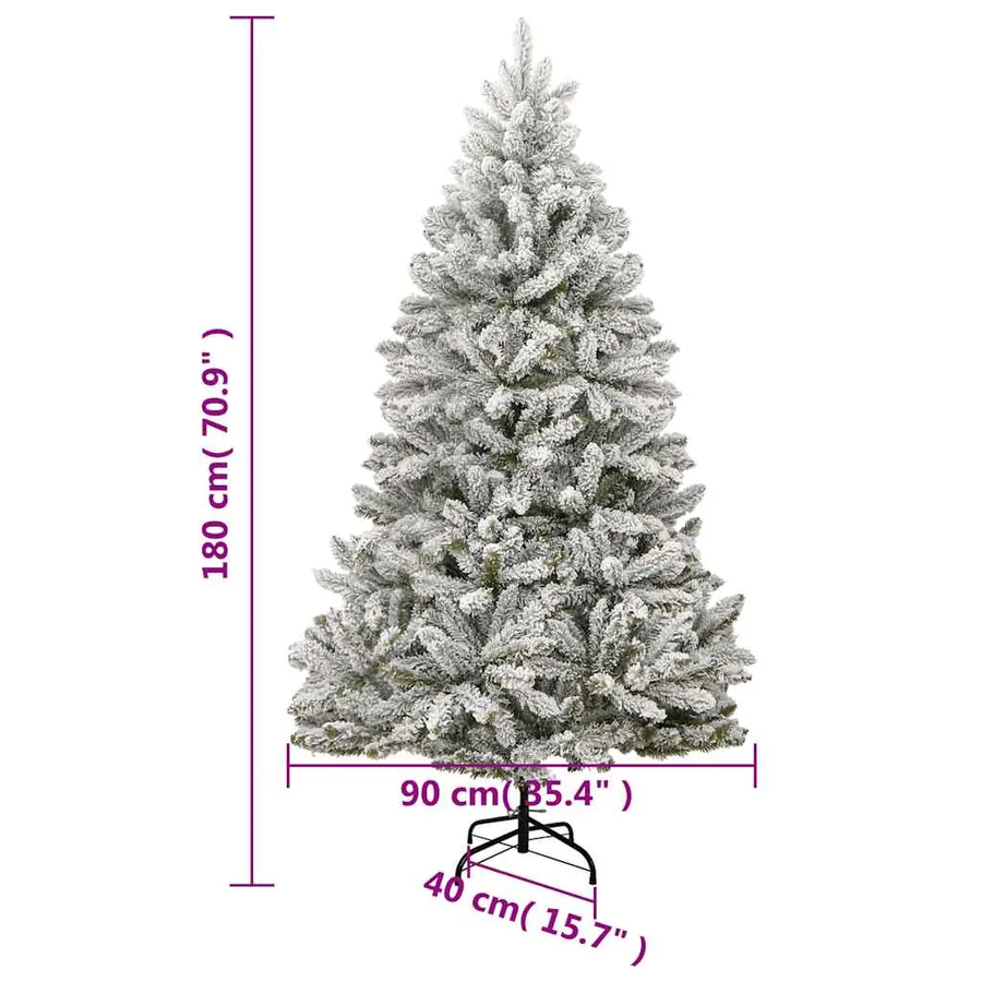 Sapin de Noël artificiel articulé 300 LED et boules 180 cm - 16