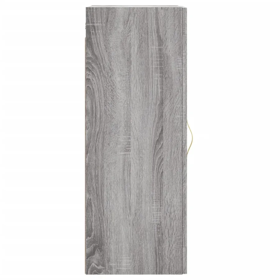 Armoire murale sonoma gris 34,5x34x90 cm bois d'ingénierie - 7
