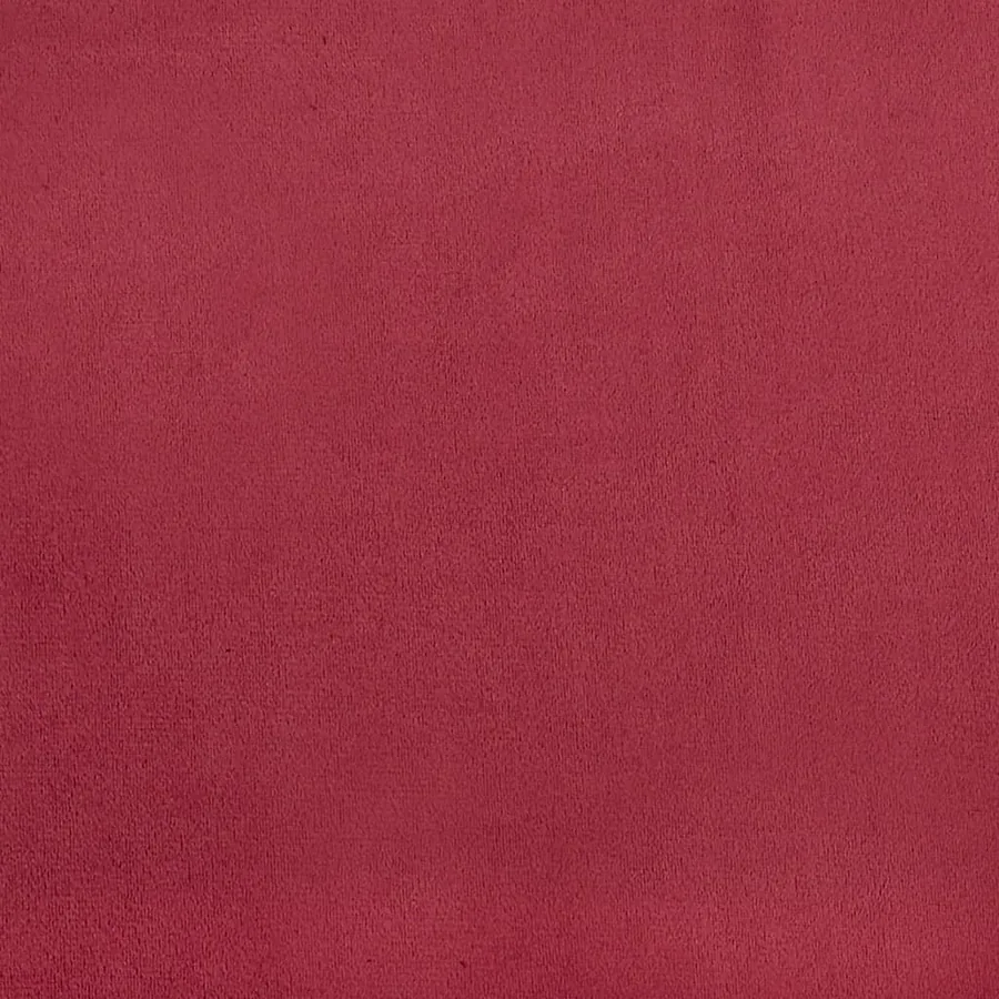 Fauteuil avec repose-pied rouge bordeaux velours - 7