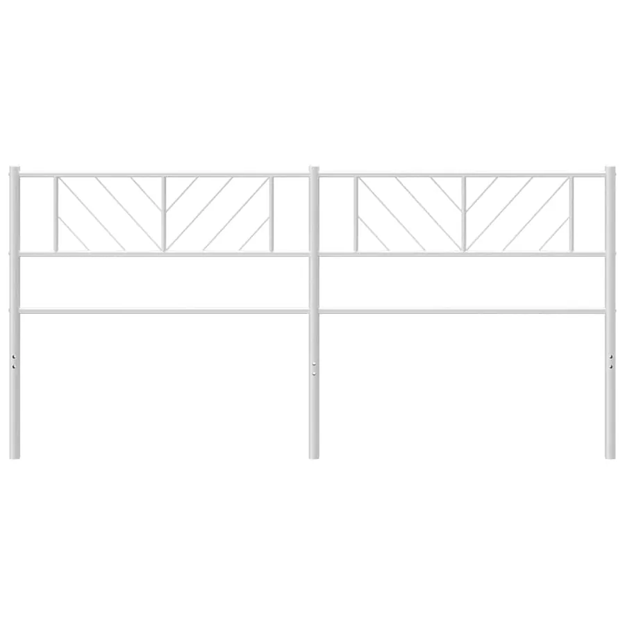 Tête de lit de remplacement métal blanc 180 cm - 4