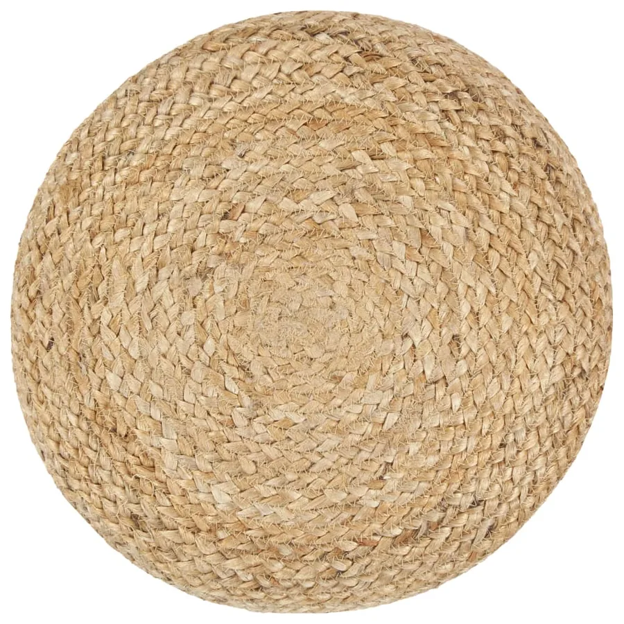 Pouf fait à la main 40 x 45 cm Jute - 2