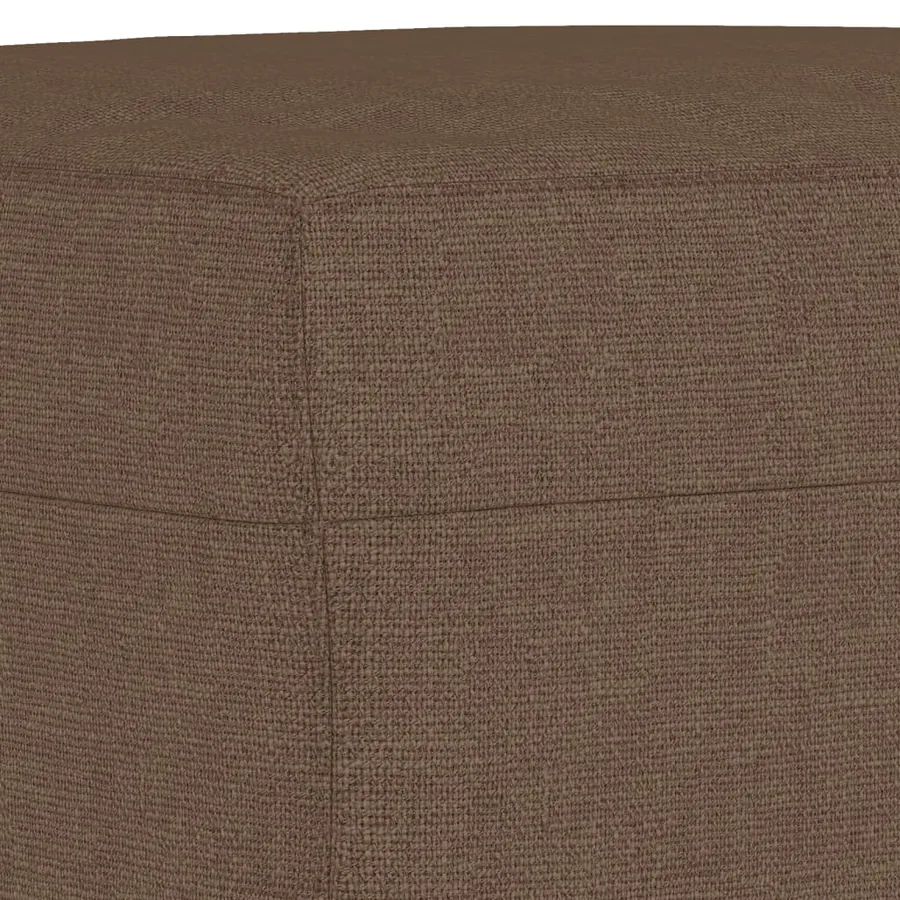 Ensemble de canapés 4 pcs avec coussins Marron Tissu - 8