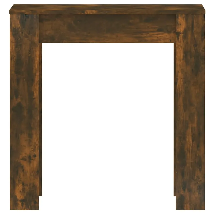Table à manger chêne fumé 140x74,5x76 cm bois d'ingénierie - 7