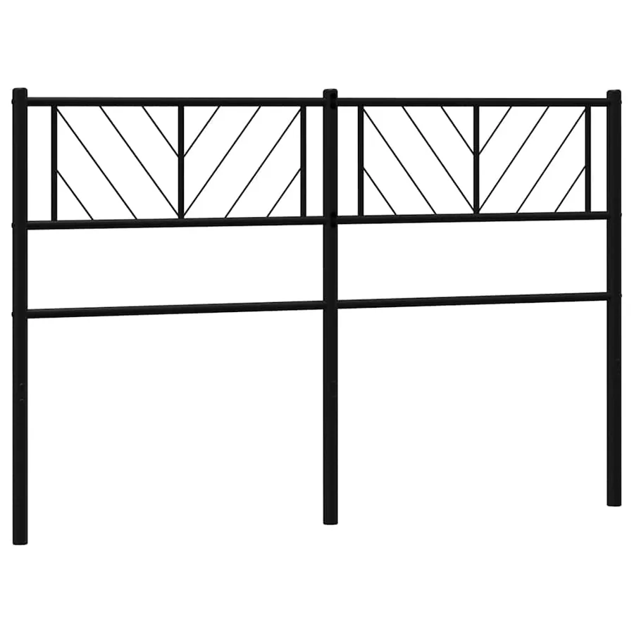 Tête de lit de remplacement métal noir 150 cm - 6