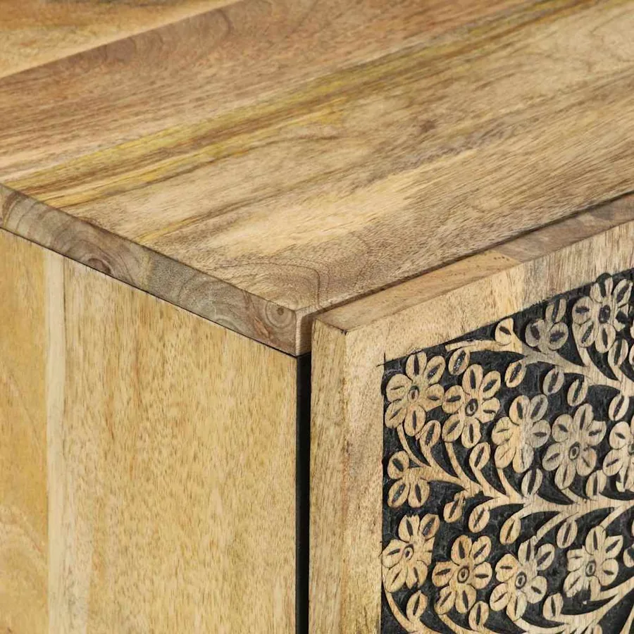 Ensemble de meubles de salle de bain 5 pcs bois manguier massif - 12