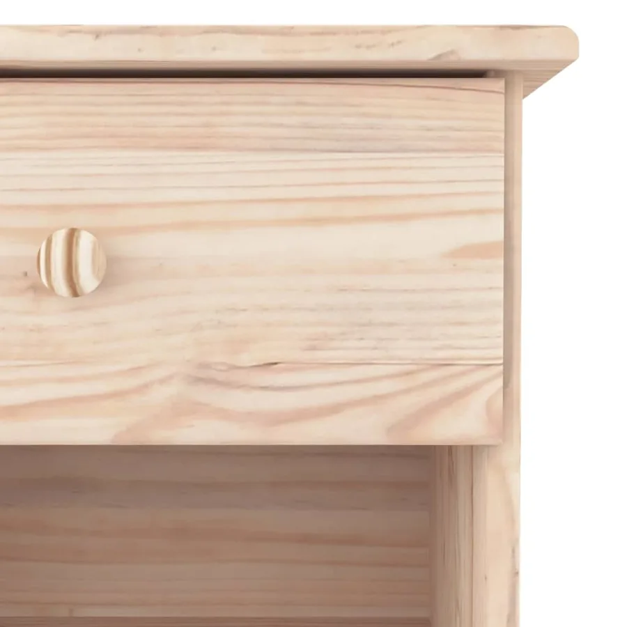 Table de chevet ALTA 41x35x41 cm bois de pin massif - 8
