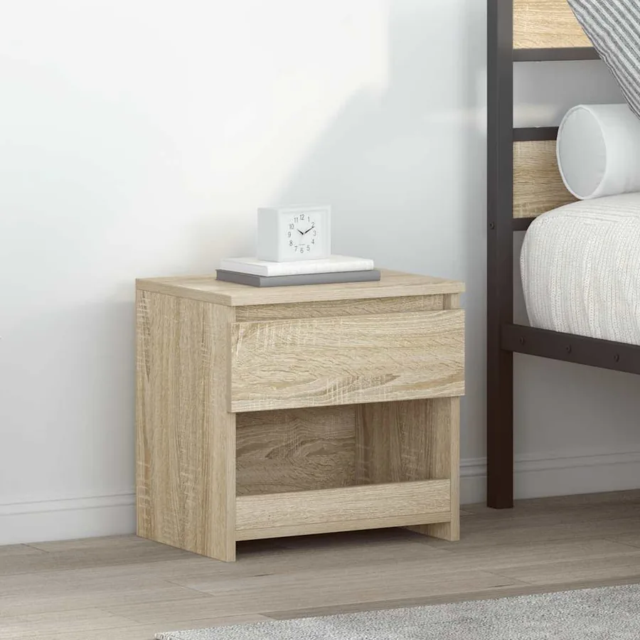 Table de chevet Chêne sonoma 40x30x39 cm Bois d’ingénierie