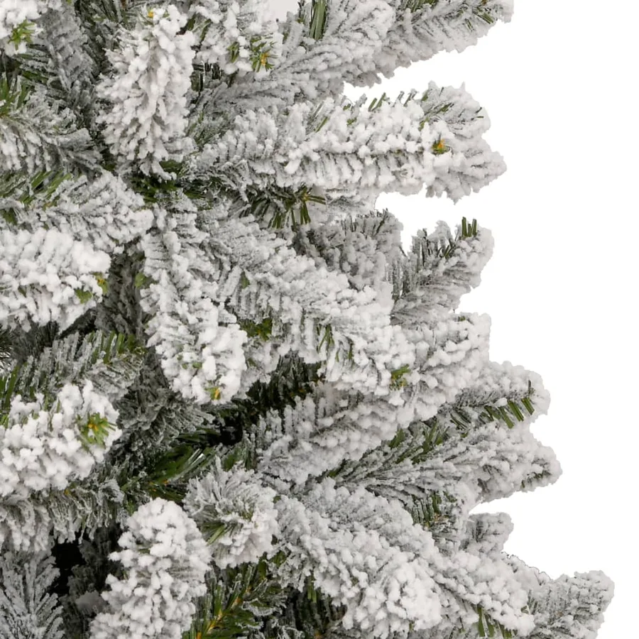 Sapin de Noël artificiel à charnières avec neige floquée 300 cm - 6