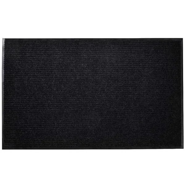 Tapis d'entrée noir 90 x 60 cm PVC