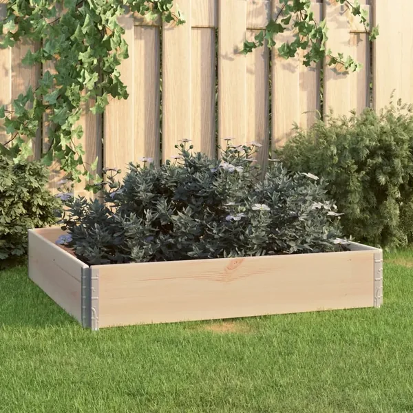 Jardinière surélevée 100x100 cm Bois de pin solide