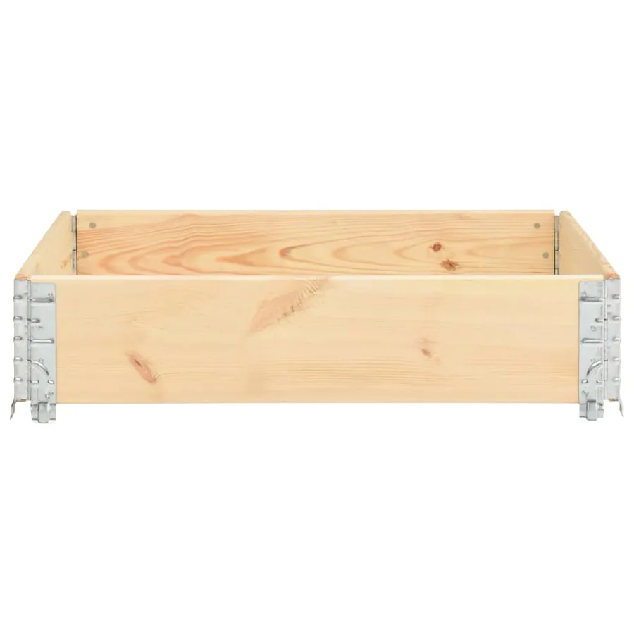 Jardinière surélevée 100x100 cm Bois de pin solide - 3