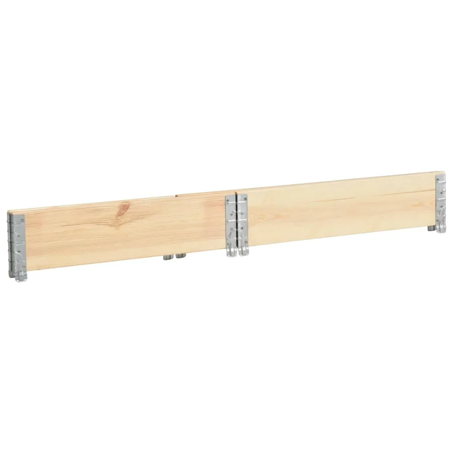Jardinière surélevée 100x100 cm Bois de pin solide - 4