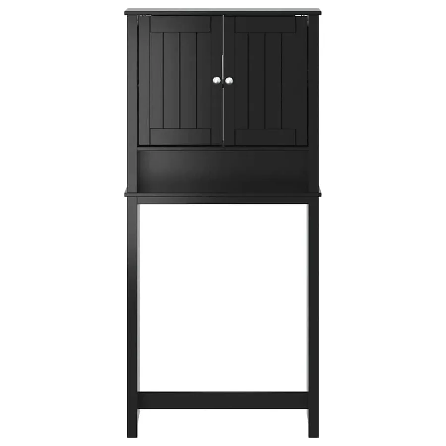 Armoire pour machine à laver BERG noir bois massif - 3