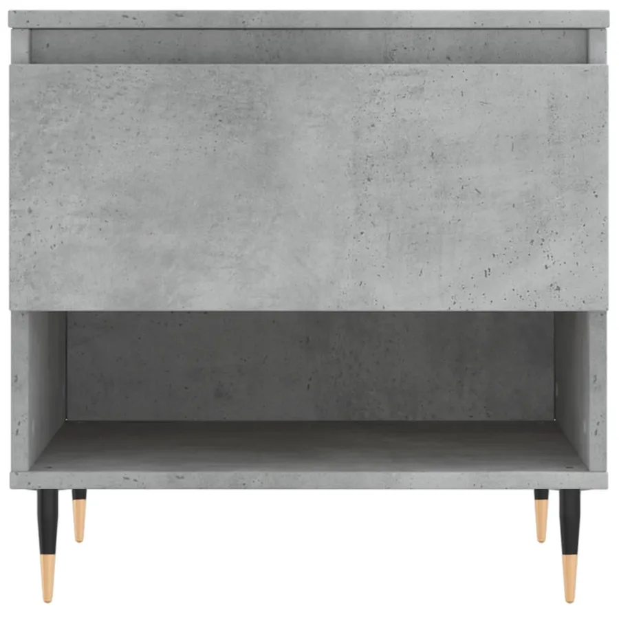 Tables basses 2 pcs gris béton 50x46x50 cm bois d'ingénierie - 6