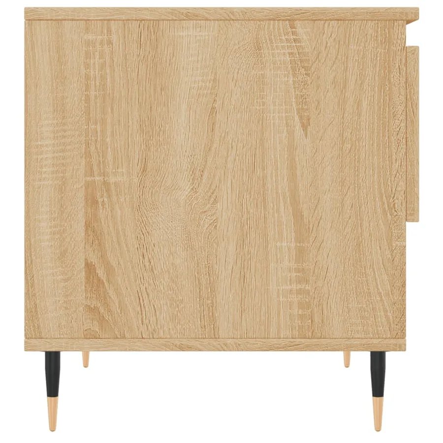 Tables basses 2 pcs chêne sonoma 50x46x50 cm bois d'ingénierie - 8