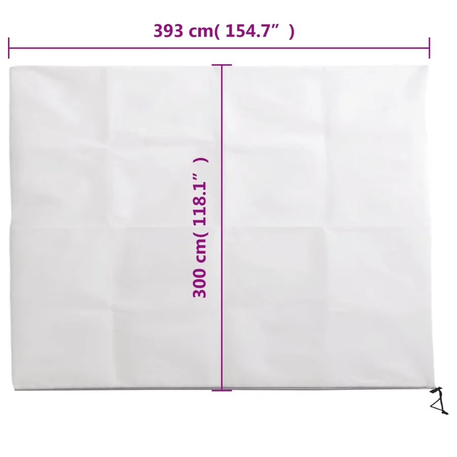 Housse de protection pour plantes avec fermeture éclair 70 g/m² - 9