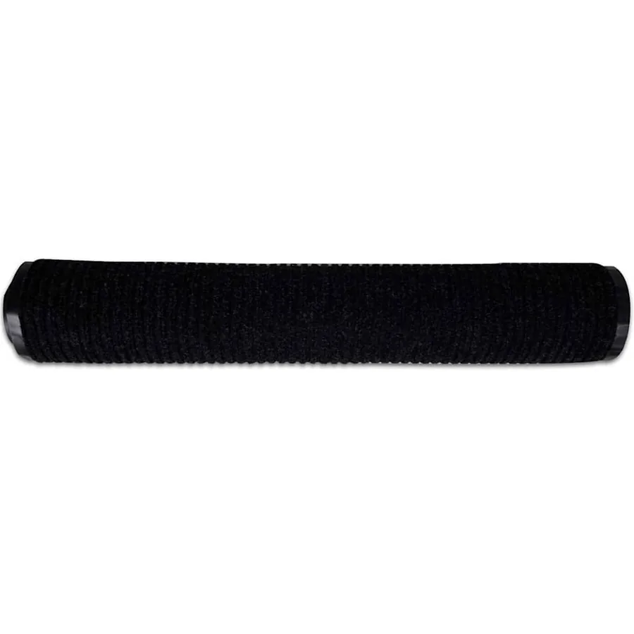 Tapis d'entrée noir 90 x 150 cm PVC - 4