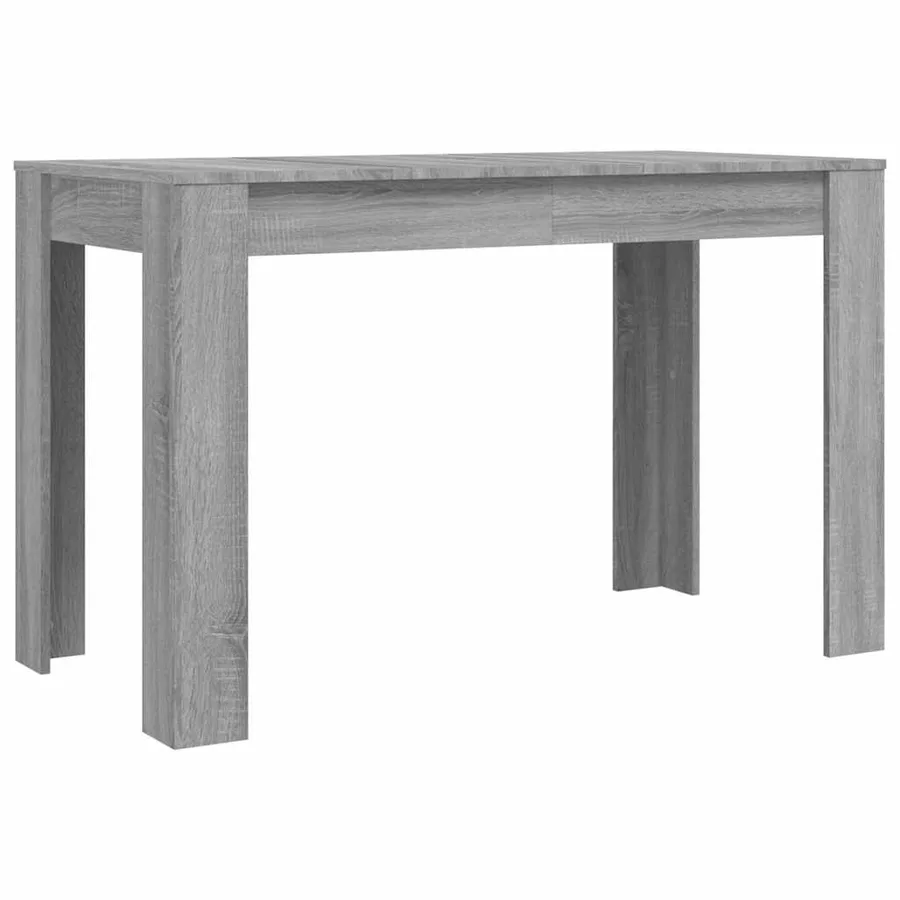 Table à dîner sonoma gris 120x60x76 cm bois d'ingénierie - 2