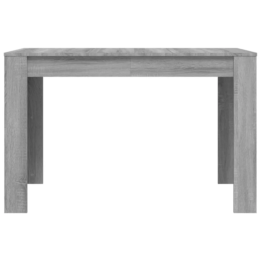 Table à dîner sonoma gris 120x60x76 cm bois d'ingénierie - 4