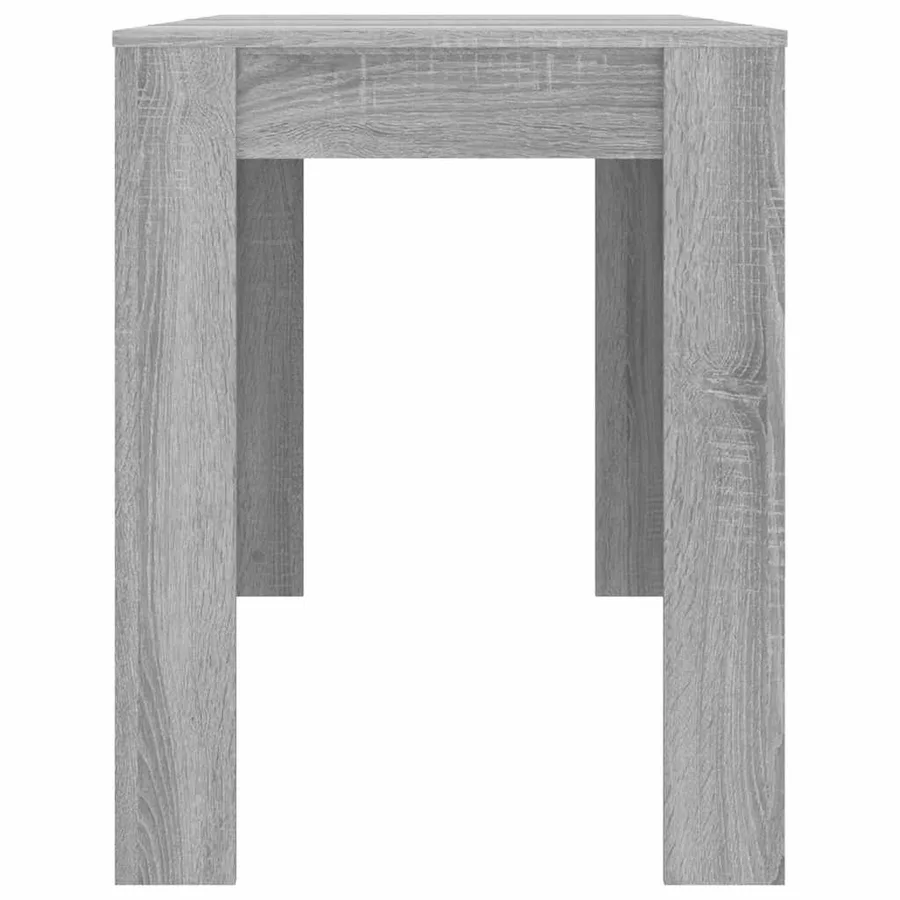 Table à dîner sonoma gris 120x60x76 cm bois d'ingénierie - 5