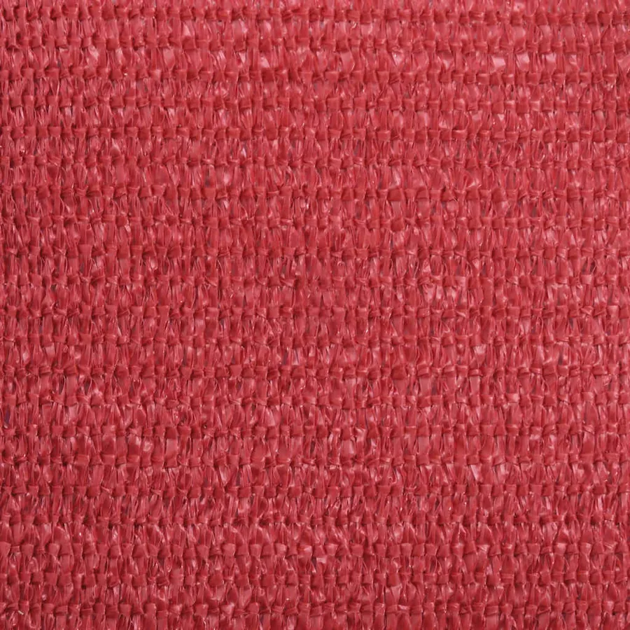 Voile d'ombrage 160 g/m² Rouge 4x6 m PEHD - 9