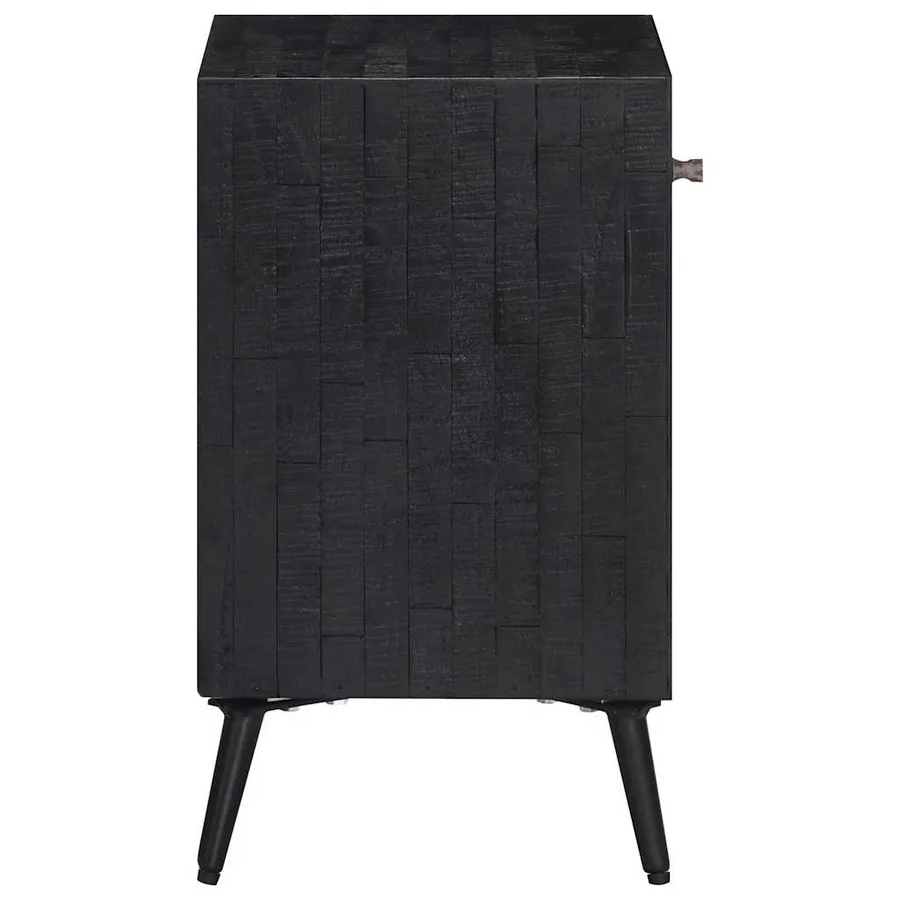 Table de chevet 40x30x50 cm bois massif de teck - 5