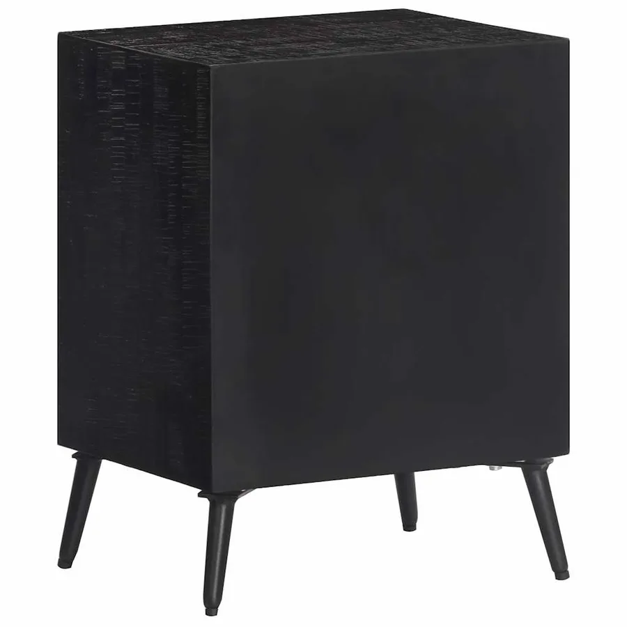 Table de chevet 40x30x50 cm bois massif de teck - 6
