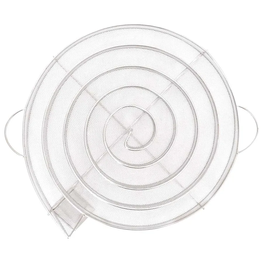 Générateur de fumée froide rond 33,5 cm acier inoxydable - 4