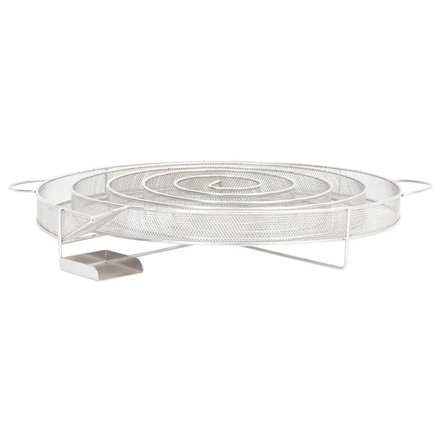 Générateur de fumée froide rond 33,5 cm acier inoxydable - 5