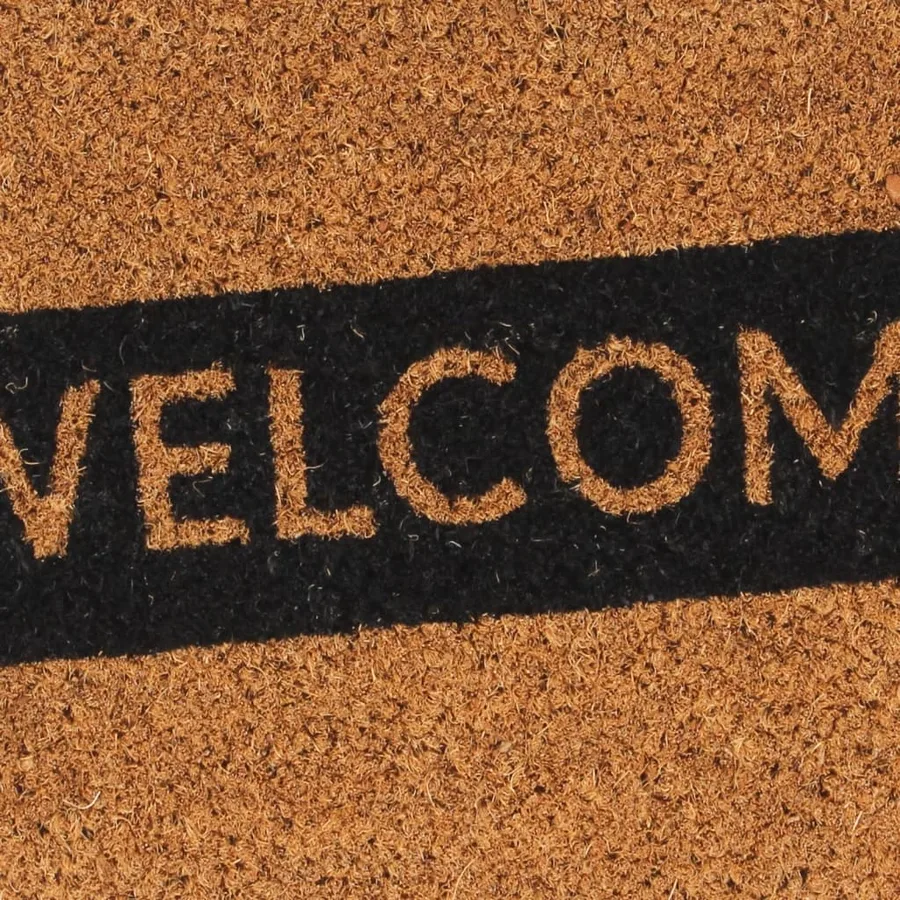Tapis de porte naturel 40x60 cm fibre de coco touffeté - 5