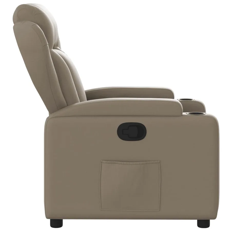 Fauteuil inclinable Cappuccino Similicuir - 4