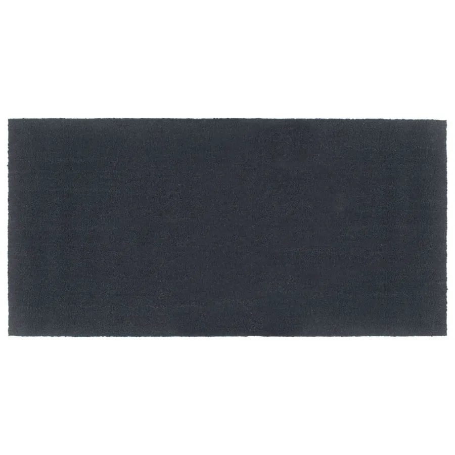 Tapis de porte gris foncé 100x200 cm fibre de coco touffeté
