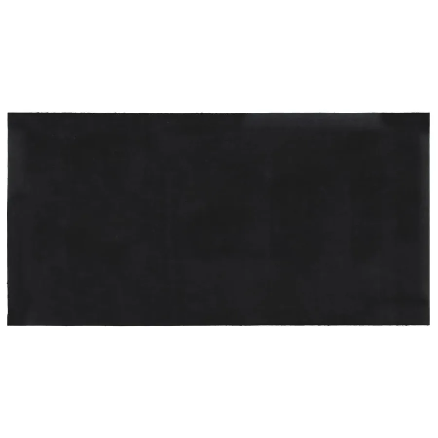Tapis de porte gris foncé 100x200 cm fibre de coco touffeté - 2