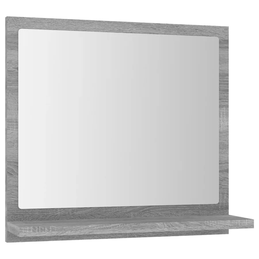 Miroir de bain Sonoma gris 40x10,5x37 cm Bois d'ingénierie - 2