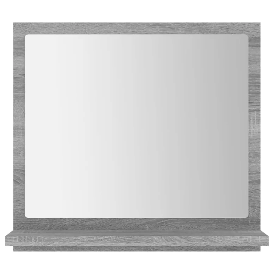 Miroir de bain Sonoma gris 40x10,5x37 cm Bois d'ingénierie - 3