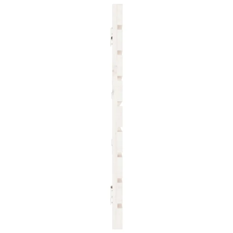 Tête de lit murale Blanc 166x3x63 cm Bois massif de pin - 5
