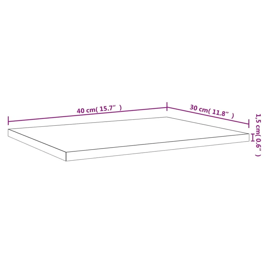 Étagères murales 4 pcs sonoma gris 40x30x1,5 cm bois ingénierie - 9
